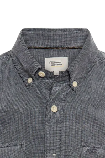 Košeľa Camel Active Longsleeve Shirt Tinted Blue