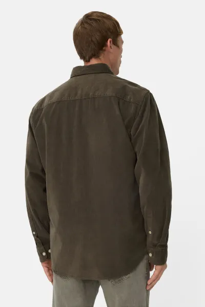 Košeľa Camel Active Longsleeve Shirt Dark Brown