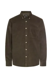 Košeľa Camel Active Longsleeve Shirt Dark Brown
