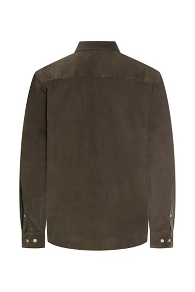 Košeľa Camel Active Longsleeve Shirt Dark Brown