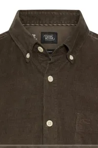 Košeľa Camel Active Longsleeve Shirt Dark Brown