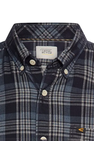 Košeľa Camel Active Longsleeve Shirt Dark Indigo
