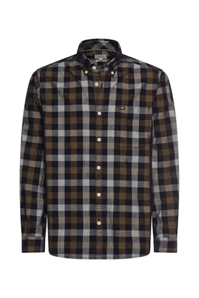 Košeľa Camel Active Longsleeve Shirt Dark Brown