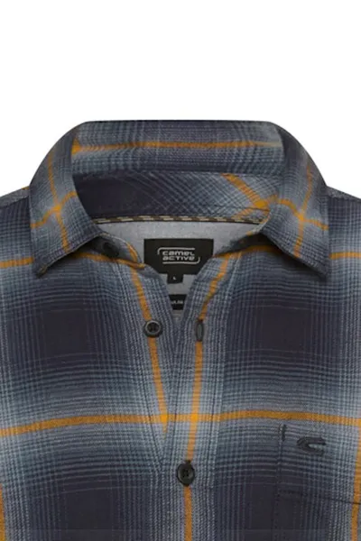 Košeľa Camel Active Longsleeve Shirt Dark Indigo
