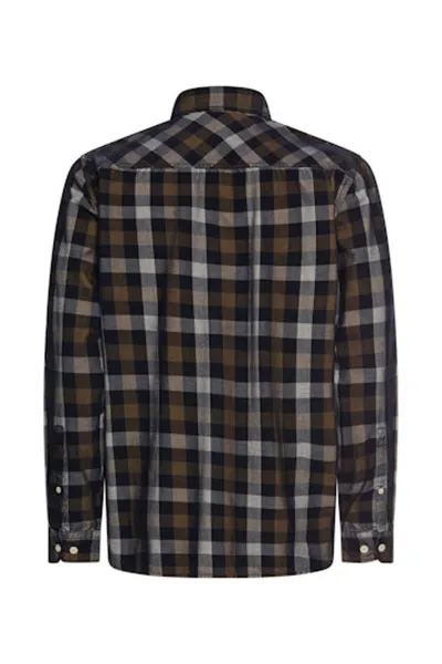 Košeľa Camel Active Longsleeve Shirt Dark Brown