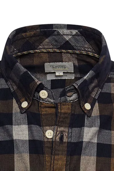 Košeľa Camel Active Longsleeve Shirt Dark Brown
