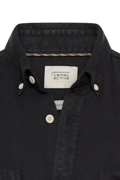 Košeľa Camel Active Longsleeve Shirt Asphalt