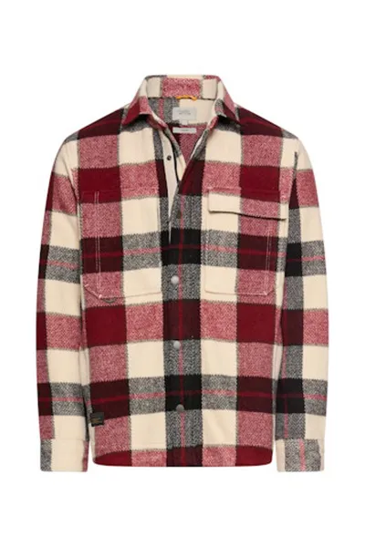 Košeľa Camel Active Overshirt Amber Red