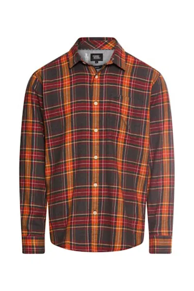 Košeľa Camel Active Longsleeve Shirt Orange
