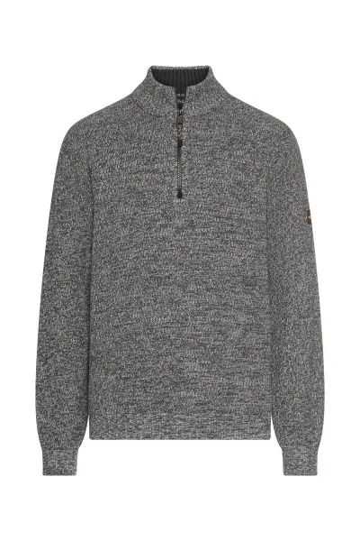 Sveter Camel Active Knitted Troyer Asphalt