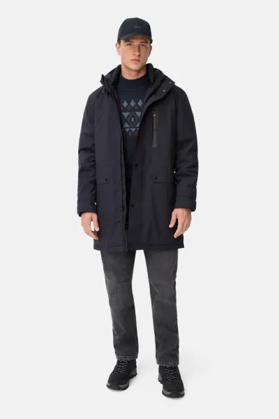 Kabát Camel Active Texxxactive Coat Dark Indigo