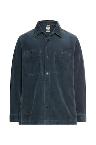 Košeľa Camel Active Overshirt Tinted Blue