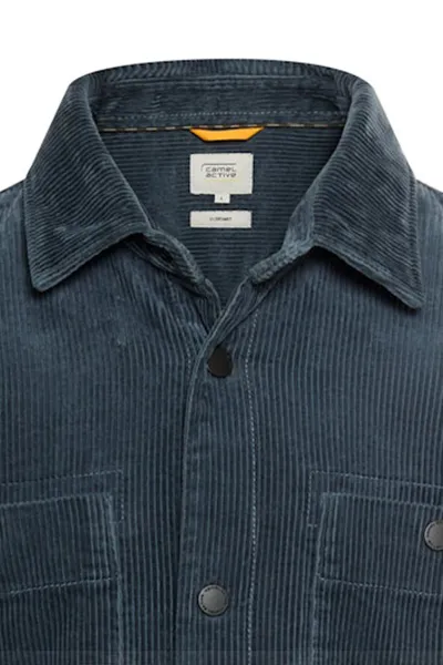 Košeľa Camel Active Overshirt Tinted Blue