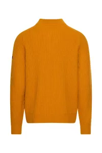 Sveter Camel Active Knitted Troyer Burned Yellow