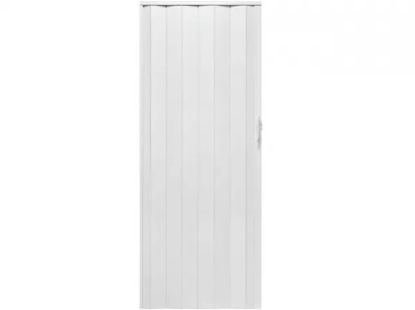 Skladacie dvere 001P biele matné 80 cm