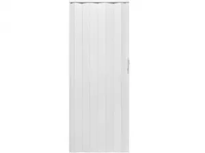 Skladacie dvere 001P biele matné 80 cm