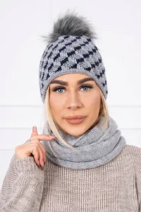 Legínovo Dámska súprava K155 tmavosivá Farba: Svetlo hnedá, Veľkosť: UNI