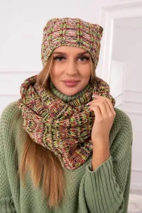 Legínovo Dámsky set s flísom 4 ročné obdobia K263 ťaví+biely Farba: Biela, Veľkosť: UNI