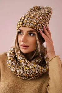 Legínovo Dámska súprava s flísom Merry K202 hnedá+ecru Farba: Modrá, Veľkosť: UNI