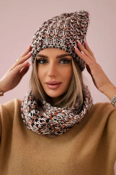 Legínovo Dámska súprava s flísom Merry K202 hnedá+ecru Farba: Modrá, Veľkosť: UNI