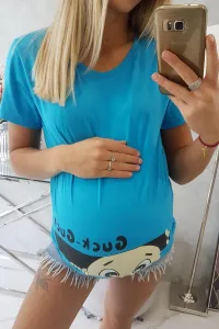 Legínovo Tehotenská blúzka Guck biela Farba: Biela, Veľkosť: UNI