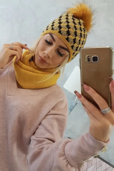 Legínovo Dámska súprava K155 tmavosivá Farba: Svetlo hnedá, Veľkosť: UNI