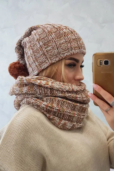 Legínovo Dámsky set s flísom 4 ročné obdobia K263 ťaví+biely Farba: Biela, Veľkosť: UNI