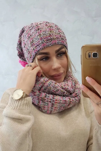 Legínovo Dámsky set s flísom 4 ročné obdobia K263 ťaví+biely Farba: Biela, Veľkosť: UNI