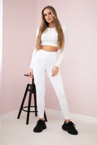 Legínovo Legíny Brooklyn biele Farba: Modrá, Veľkosť: UNI