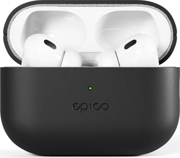 Epico Leather Case Airpods Pro 2 - černá