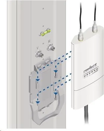 Ubiquiti Sektorová anténa UBNT airMAX AM-5G20-90 [sektorová anténa MIMO, 5GHz, 20dBi, 90°, sada Rocket]