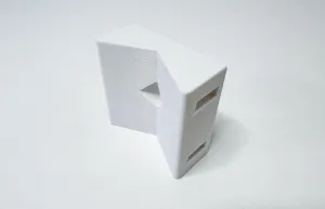 OEM TP-LINK adaptér držáků kamer D-TC3XX-C,D-TC5XX-C,D-TC5XX-CL pro uchycení na sloup (60-130mm), bílý s krytkou kabelů(1ks)