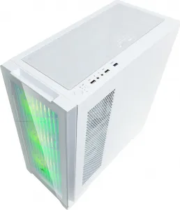 EVOLVEO Ptero Q2G, skříň ATX, 4x ARGB ventilátor, čelní+boční panel sklo, bílá
