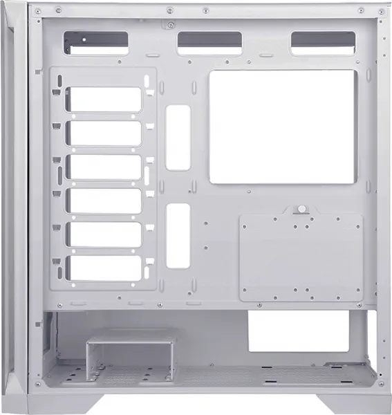 EVOLVEO Ptero Q2G, skříň ATX, 4x ARGB ventilátor, čelní+boční panel sklo, bílá