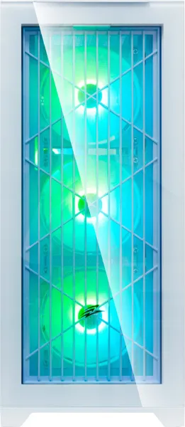 EVOLVEO Ptero Q2G, skříň ATX, 4x ARGB ventilátor, čelní+boční panel sklo, bílá