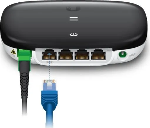 Ubiquiti UBNT UF-WiFi - UFiber WiFi High-Performance GPON CPE so 4 ethernetovými portami a WiFi