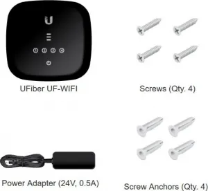Ubiquiti UBNT UF-WiFi - UFiber WiFi High-Performance GPON CPE so 4 ethernetovými portami a WiFi