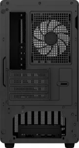 EVOLVEO Panthera, mATX skriňa, 3x ARGB 120 mm ventilátor, drevený predný panel + sklenený bočný panel