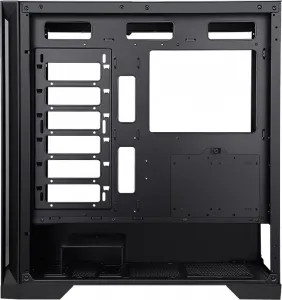 EVOLVEO Ptero Q2G, skříň ATX, 4x ARGB ventilátor, čelní+boční panel sklo, černá