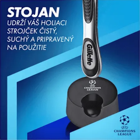 Gillette ProGlide holiaci strojček so stojančekom + náhradné hlavice 4 ks
