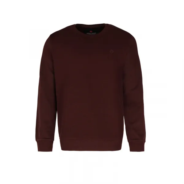 Pánska mikina VOLCANO B-KIV-403-BURGUNDY
