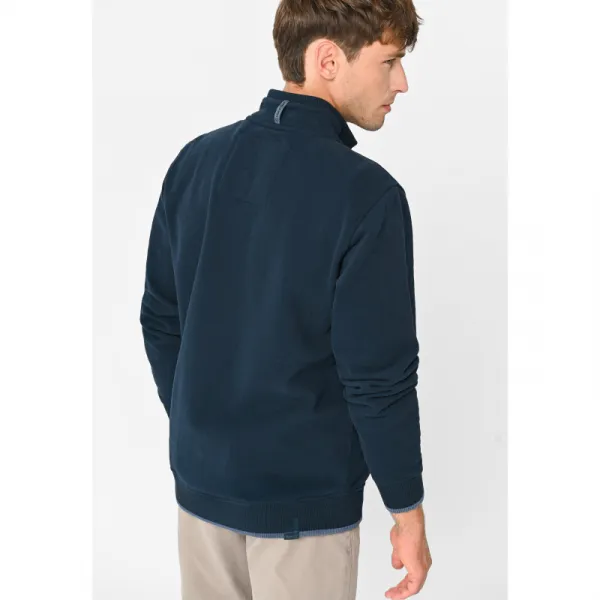 Pánska mikina so zipsom VOLCANO B-LED-600-NAVY
