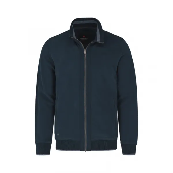 Pánska mikina so zipsom VOLCANO B-LED-600-NAVY