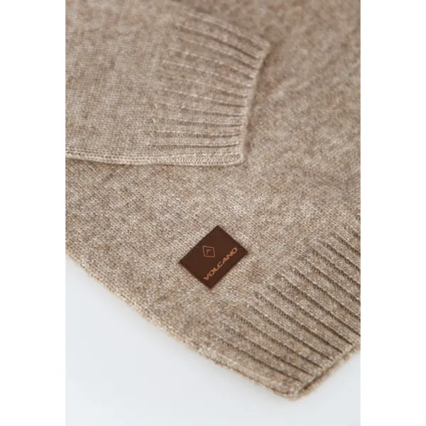 Pánsky sveter VOLCANO S-CLIMB-102-BEIGE