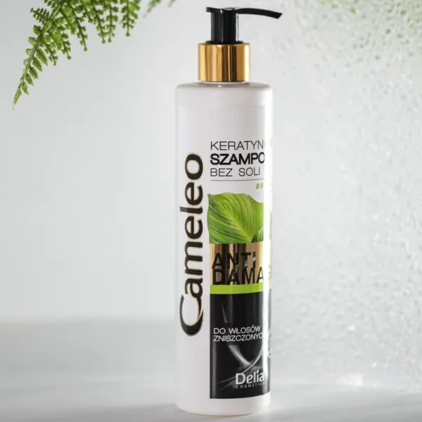 Delia Cosmetics Cameleo BB keratínový šampón pre poškodené vlasy 250 ml