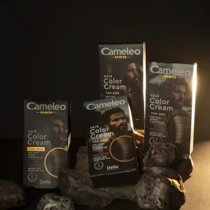 Delia Cosmetics Cameleo Men farba na vlasy odtieň 5.0 Light Brown 30 ml