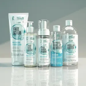 Delia Cosmetics Clean Skin hydratačný pleťový peeling 250 ml