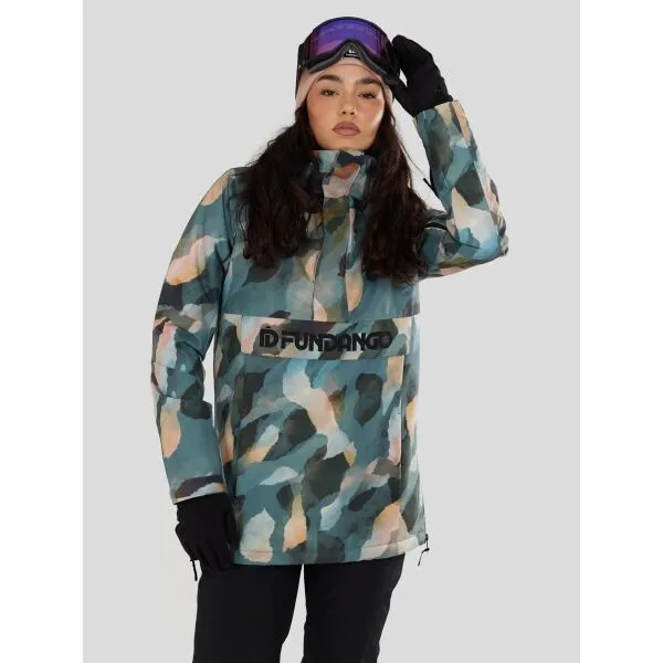 FUNDANGO BIRCH Dámska lyžiarska/snowboardová, tmavo zelená, veľkosť