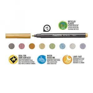 Fixky JUMBO metalické súprava 6 ks-CARIOCA