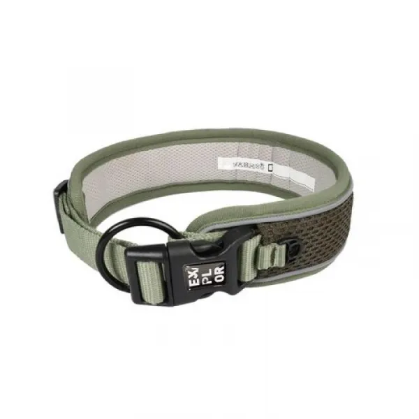 DUVO+ EXPLORER Ultimate fit CONTROL Prémiový obojok vyrobený z priedušných látok XL 52-61cm zelený